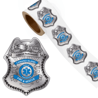 Custom Paramedic Foil Badges