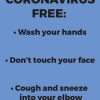 "I Can Be Coronavirus Free!" Bookmark