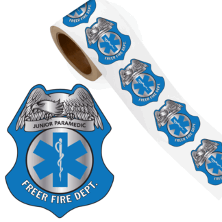 Custom Junior Paramedic Sticker Badges