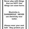 “Play it Safe: Be A Super Safe Kid” Color Me Bookmark (back)