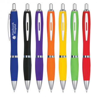 Custom Satin Pen with Antimicrobial Additive