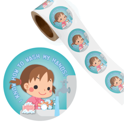 Hand Washing Stickers