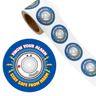Smoke Alarm Safety Stickers