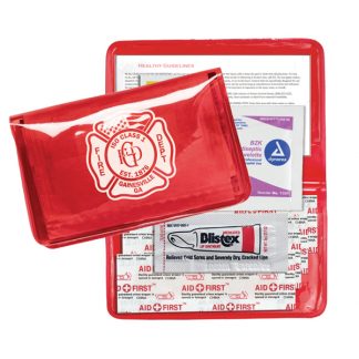 Custom 8 Piece Sun Care and First Aid Vinyl Pouch Pack
