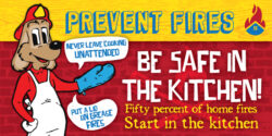 Prevent Fires Kitchen Safety Banner