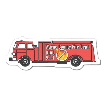 Custom Fire Engine Magnets Fun Fire Station Giveaways