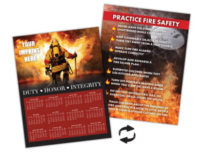 custom fire safety calendars