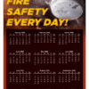 Fire Safety Calendar Magnets