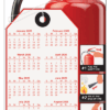 Personalized Fire Extinguisher Calendar Magnets