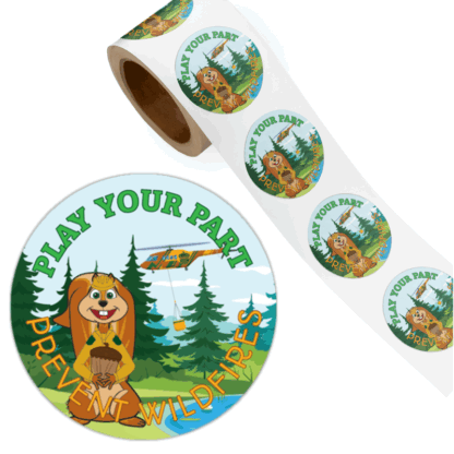 Prevent Wildfires Stickers