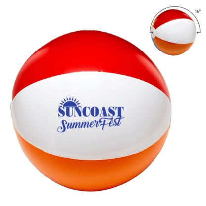 Personalized Multi Color Inflatable Beach Balls