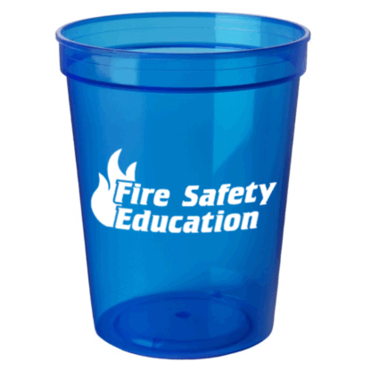 Personalized Clear Fire Safety Promotional Plastic Cups