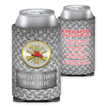 Personalized Fire Department Koozies
