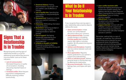 Firefighters & Personal Relationships Brochures