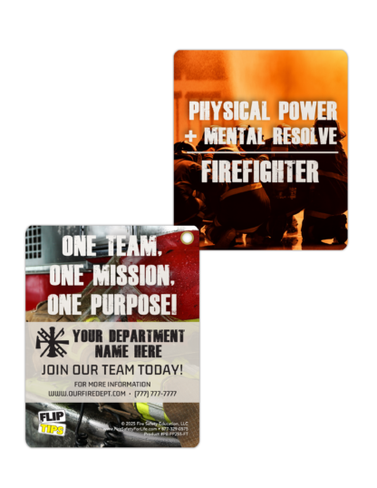Career fair fire department handouts
