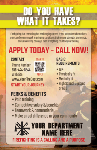Firefighter Recruitment Posters