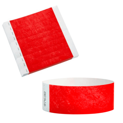 Custom Tyvek Wristbands for Public Safety Events