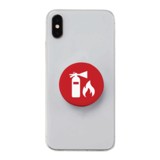 Custom EZ Finger Phone Grips for Fire Safety Giveaways