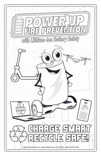 Fire Prevention Week Coloring Posters