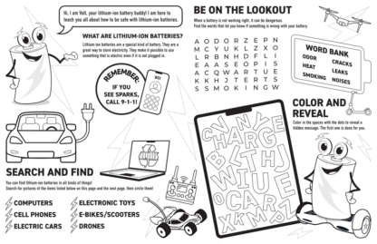 Lithium Battery Fire Safety Classroom Activities