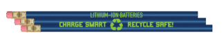 Fire Prevention Week Pencils Lithium Battery Safety