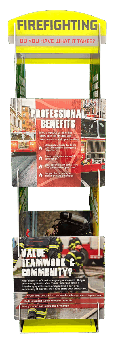 Firefighter Job Info Tower Display