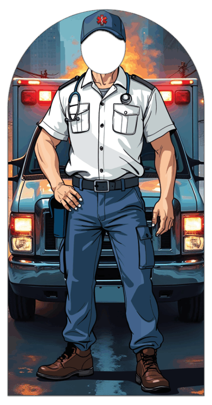 EMS Paramedic Photo Prop for Kids
