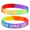 Custom Rainbow Wristbands