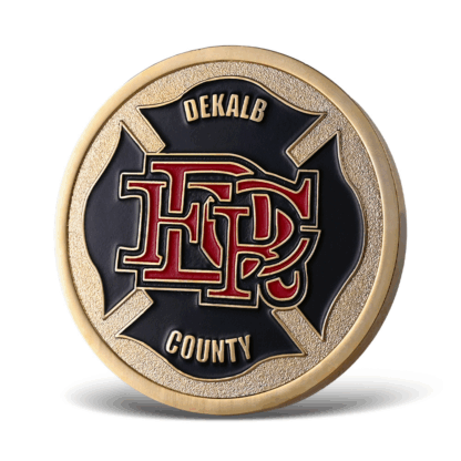 Custom Fire Department Soft Enamel Challenge Coins