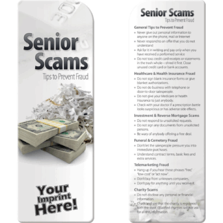 Senior Fraud Prevention Bookmarks