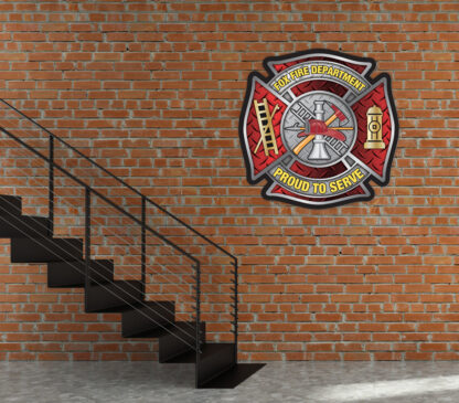 Custom Maltese Cross Wall Sign