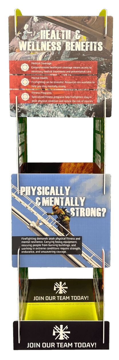 Firefighter Recruitment Display Tower