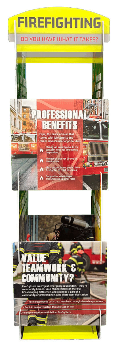 Firefighter Job Info Tower Display