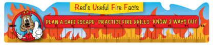 Fire Facts PVC Rulers
