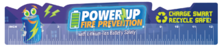 Battery Safety PVC Rulers