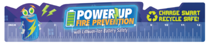 Battery Safety PVC Rulers