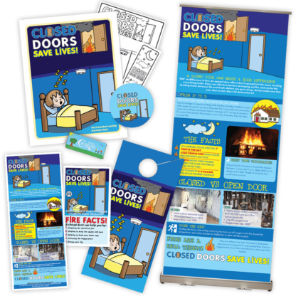 Closed Doors Save Lives Package for Fire Safety Education Events