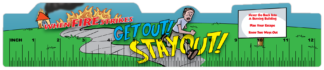 “When Fire Strikes—Get Out! Stay Out!” PVC Ruler