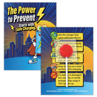 The Power To Prevent Starts with Safe Charging Lollipop Card